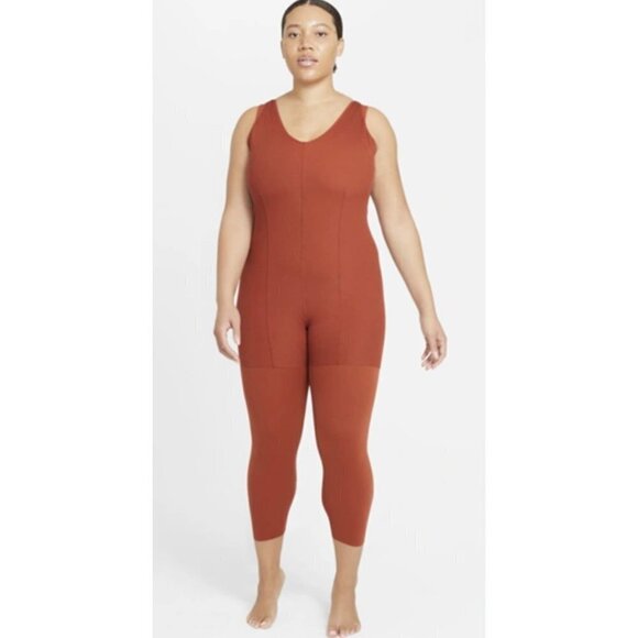 Nike‎ | Women’s 7/8 Layered Jumpsuit Sz 2x #5400-382 - Picture 1 of 11
